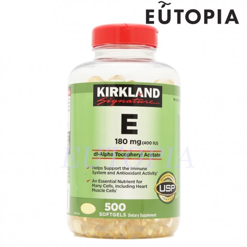 Kirkland Signature 美國 Kirkland維生素 E 180mg (500粒) 096619982110